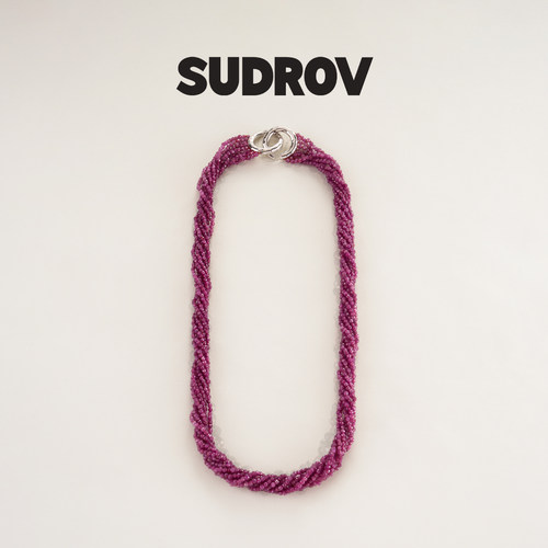 SUDROV素觉925银红宝石女项链
