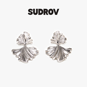 SUDROV Trace™系列925银银杏叶耳环耳坠耳钉 Nature 素觉2025F