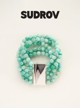 SUDROV素觉Graceful Magic®系列2025新品轻奢精致祖母绿宝石手链