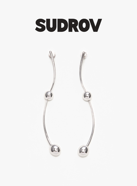 SUDROV/素觉2025F/W光不炽烈但恒久 925银长耳坠气质优雅耳饰耳环