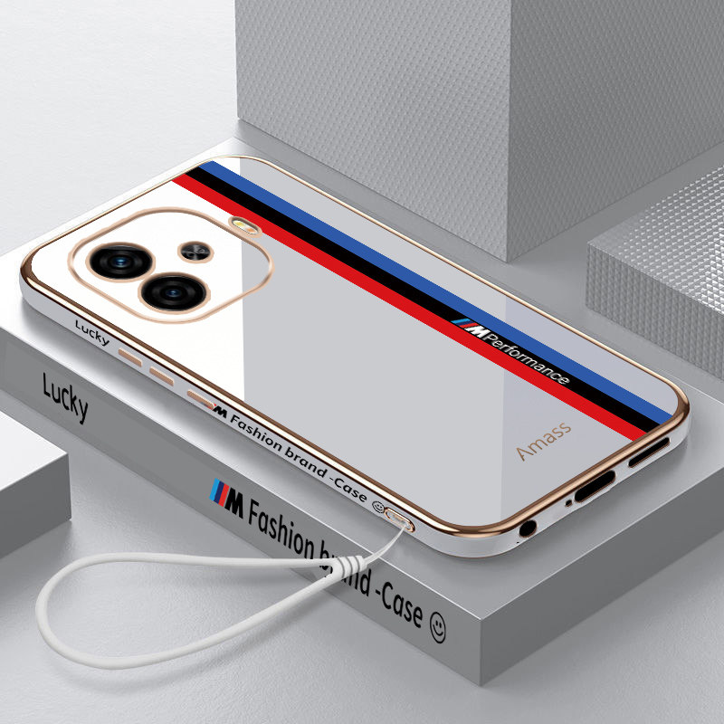 适用于iqooz9turbo+手机壳电镀新款爱酷Z9Turbo十保护套BMW宝马时尚男款vivo轻奢高档全包软壳V2417A超薄防摔
