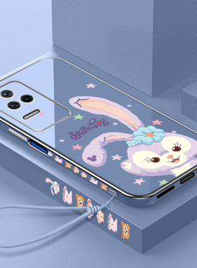 红米k40s手机壳星黛露redmik40s女新款芭蕾兔小米红米k40s电镀直边硅胶套k4os软壳看40s创意全包网红超薄防摔