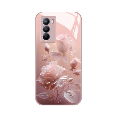 雾色玫瑰vivot1手机壳新款vivot1x玻璃vivot2x网红高级感vivo T1全包防摔vivo T1x硅胶t1男女款t1x手机套