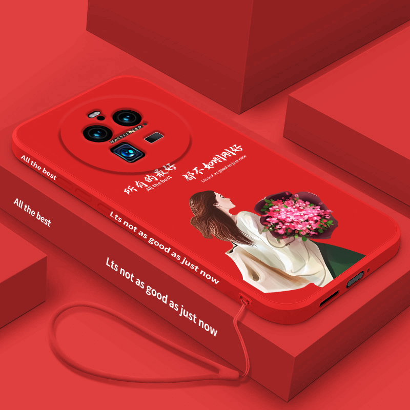 oppofindx6手机壳新款oppofindx6pro套5G网红色软壳findx6液态硅胶findx6pro女款高级感PGEM10全包防摔超薄外