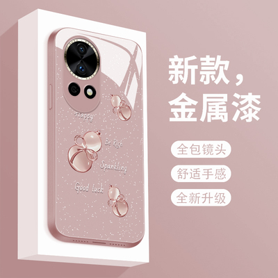 玉葫芦适用华为nova13手机壳新款液态玻璃nova13pro个性创意保护套novo13镜头全包防摔PSD-AL00潮牌简约女款