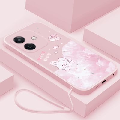 适用oppoa3i手机壳新款OPPOA3I硅胶保护套超薄可爱云中小兔0pp0a31个性创意女款PKL110镜头全包防摔