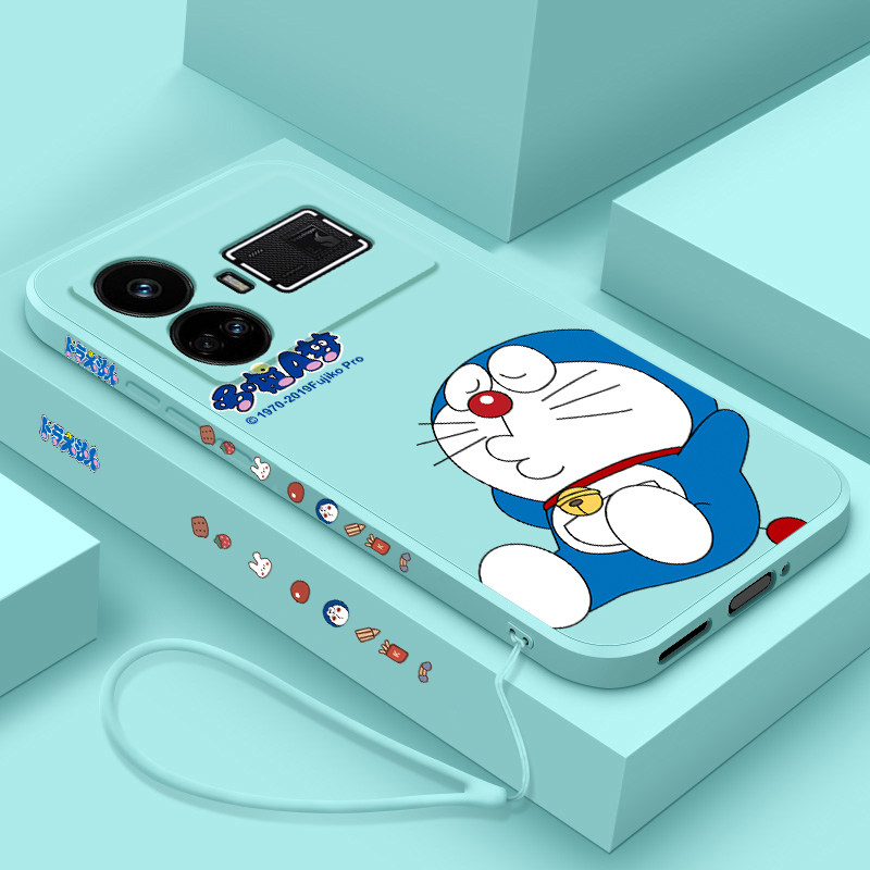 realmegt5手机壳哆啦a梦真我gt5新款蓝胖子保护套叮当猫oppogt5液态硅胶RMX3823全包防摔男软壳外壳后壳直边高性价比高么？