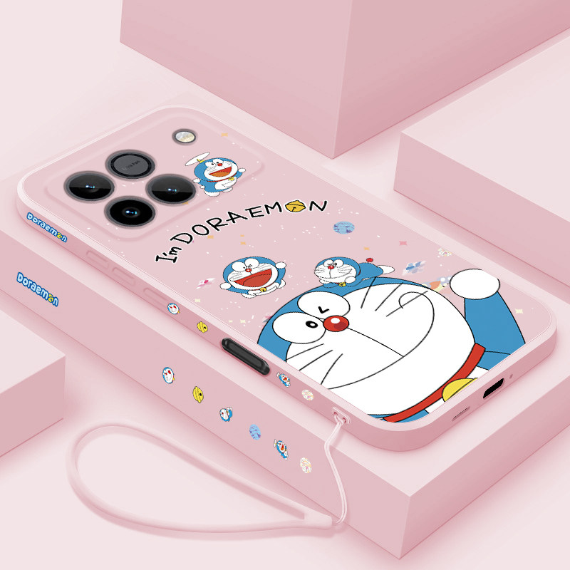 适用荣耀WIN手机壳新款哆啦A梦WINRT液态硅胶保护套卡通女款honor win全包防摔AAK-AN00潮牌个性创意