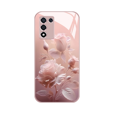 雾色玫瑰oppok9s手机壳新款oppok9pro玻璃oppok9网红高级感k9全包防摔k9s硅胶5G创意por男女款0PP0手机套