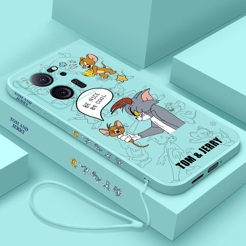 小米红米k60至尊版手机壳红米k60pro新款防摔猫和老鼠男redmik60液态硅胶k60ultra软壳全包超薄k60e保护套女