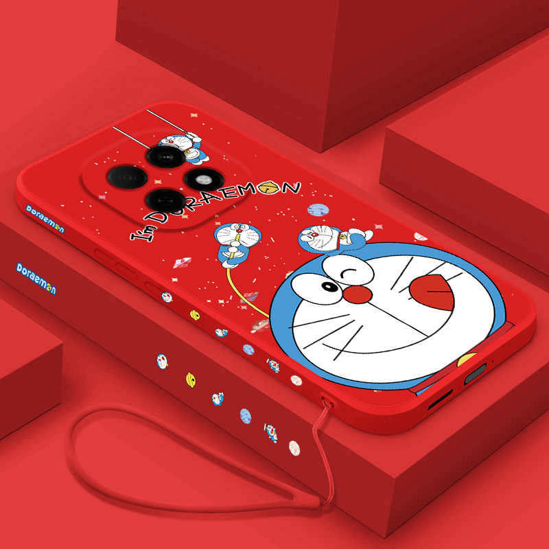 适用oppoA5 5g版手机壳新款哆啦A梦a5pro液态硅胶保护套卡通女款a5活力版全包防摔0pp0A5X潮牌个性创意