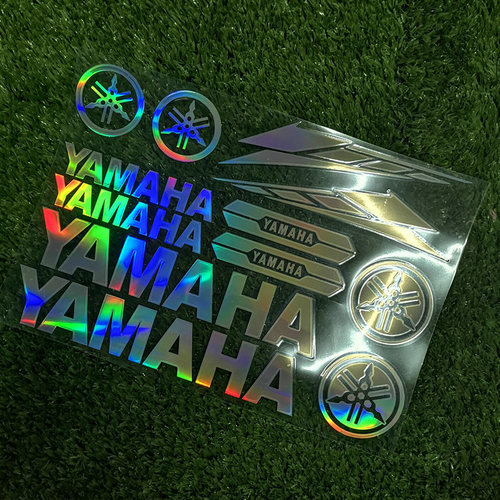 摩托车贴纸雅马哈YAMAHA车标LOGO字母贴反光防水贴改装配件车贴膜