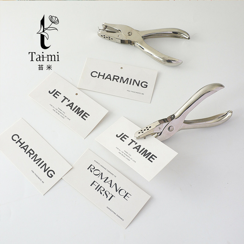 苔米 打孔机圆孔纸张花艺卡片小型圆形打洞花店用品包装材料资材