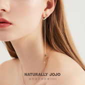 星月耳线2026新款 潮锆石轻奢小众设计耳饰流苏长耳环女生气质 爆款