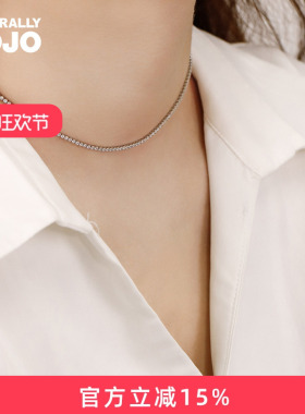 满天星方锆石项链女生轻奢小众设计高级感锁骨链颈链通勤时髦气质