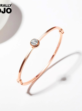 JOJO手镯女玫瑰金韩版气质简约个性学生百搭手环饰品正品闺蜜手链