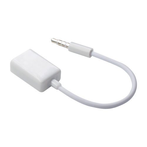 aux车载音频线3.5OTG音频线 3.5mm转USB母车载MP3线车载u盘扩展线