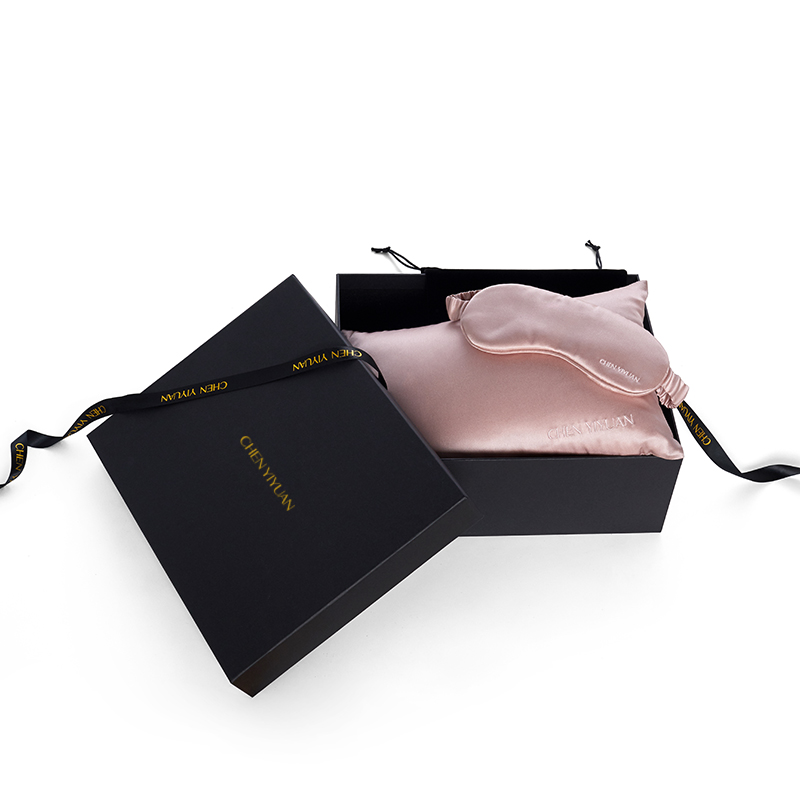 CHEN YIYUAN 原创设计师性感配饰&mdash;100%桑蚕丝套装眼罩午睡枕组合