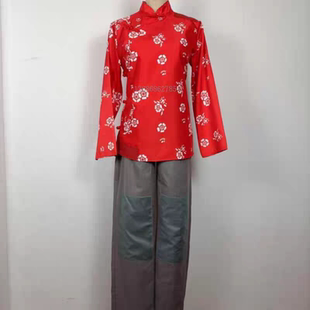 京剧样板戏红灯记李铁梅同款民族舞蹈演出服李奶奶李玉和原版服装