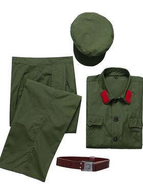65式服装男的确良夏装涤卡冬装老式服装文艺演出服老兵聚会纪念装
