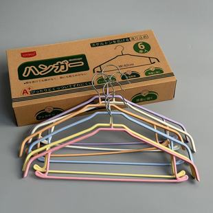 42cm全身浸塑包裹 干湿两用 一盒6支 高锰钢材质衣架