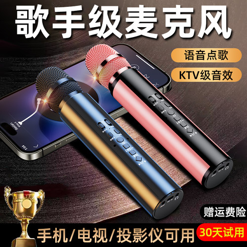 797 2听声者唱歌麦克风话筒音响一体家用蓝牙电视家庭ktv儿童无线