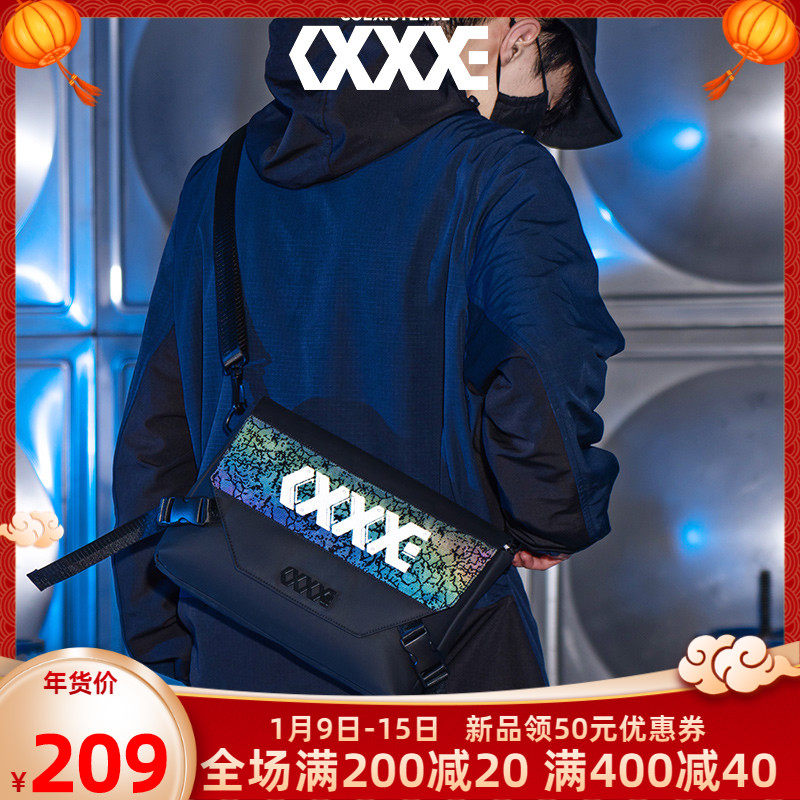 COEXISTENCE共存潮牌简约多功能休闲机能邮差单肩斜挎胸包男32145