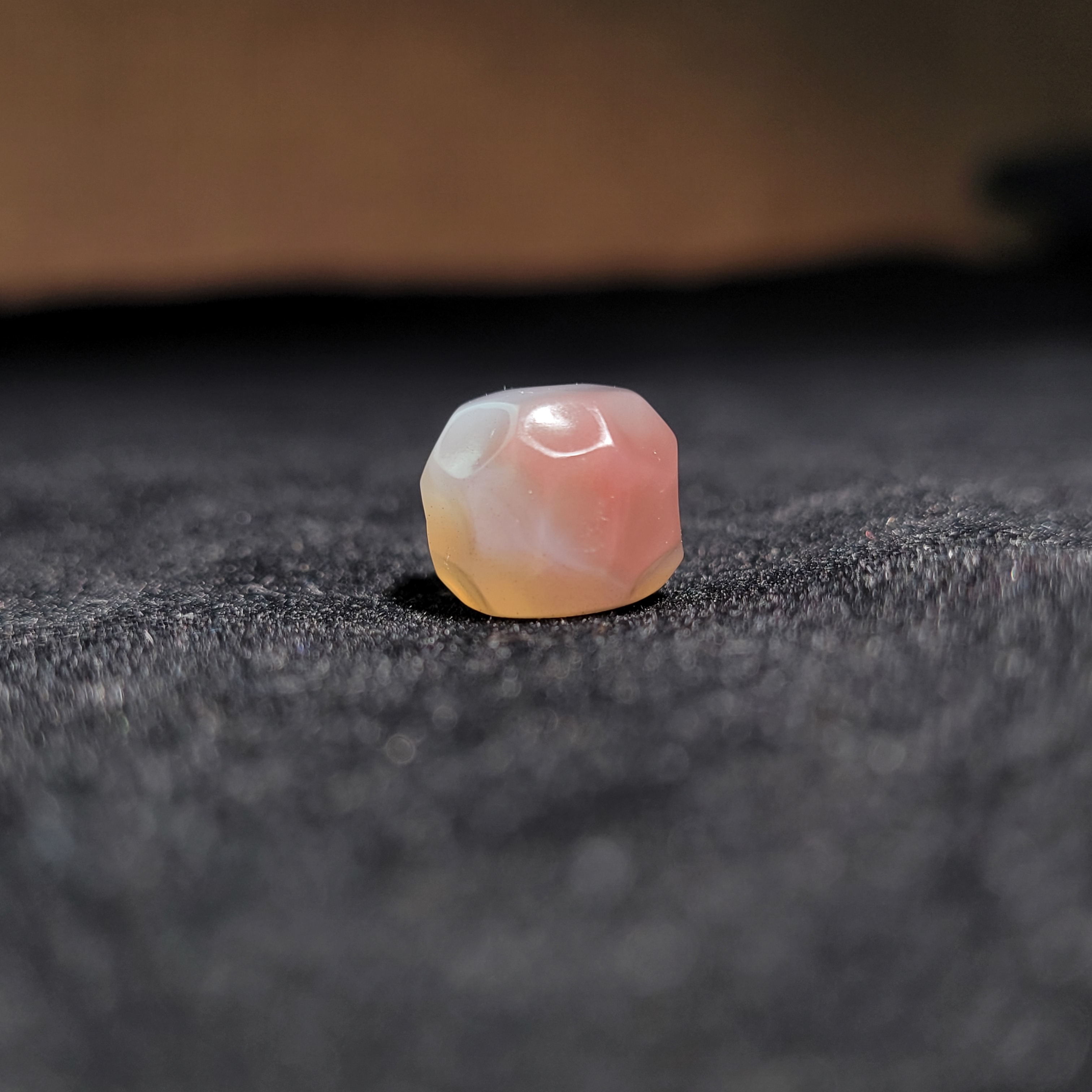 直径约11mm川红玛瑙无相珠单珠散珠手串文玩配珠配饰diy
