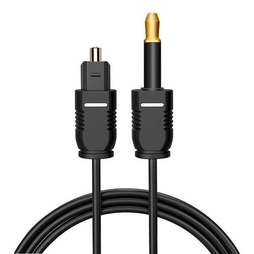 SPDIF方转圆MINI Toslink数字光纤音频线3.5mm电视音箱功放连接线
