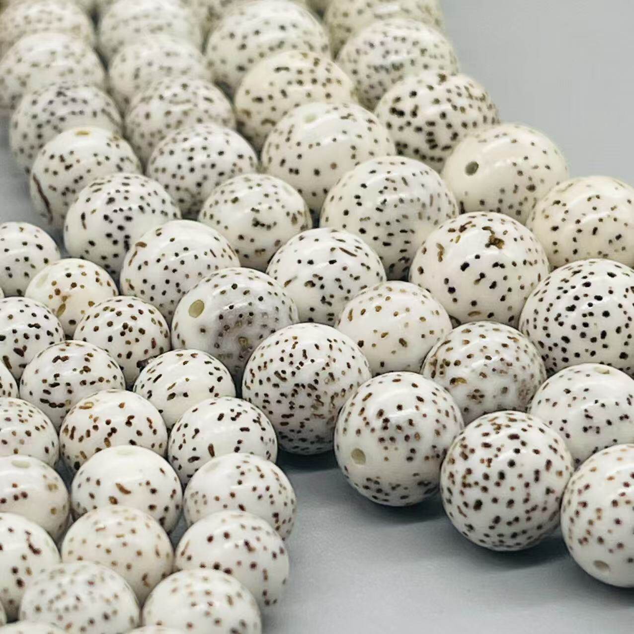 跑量保真天然星月菩提正月圆珠