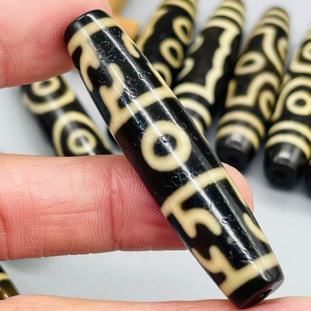 西藏天然玛瑙包浆老天珠保真品三五六七九眼颈珠吊坠项坠饰品男女