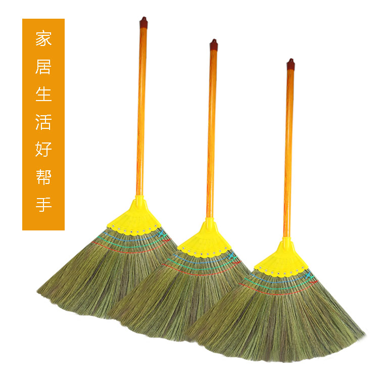 大扫把竹扫帚扫地马路扫院子的塑料丝庭院家用单个笤帚长扫室外_虎窝淘