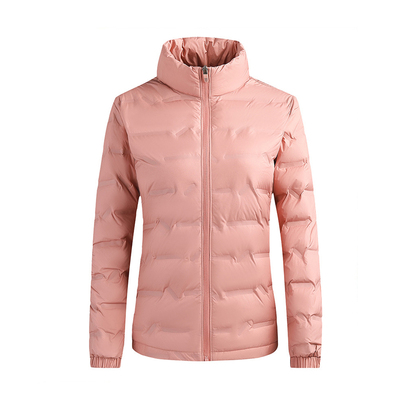 秋冬款立领高尔夫羽绒外套女款防风保暖运动服装户外休闲golf风衣