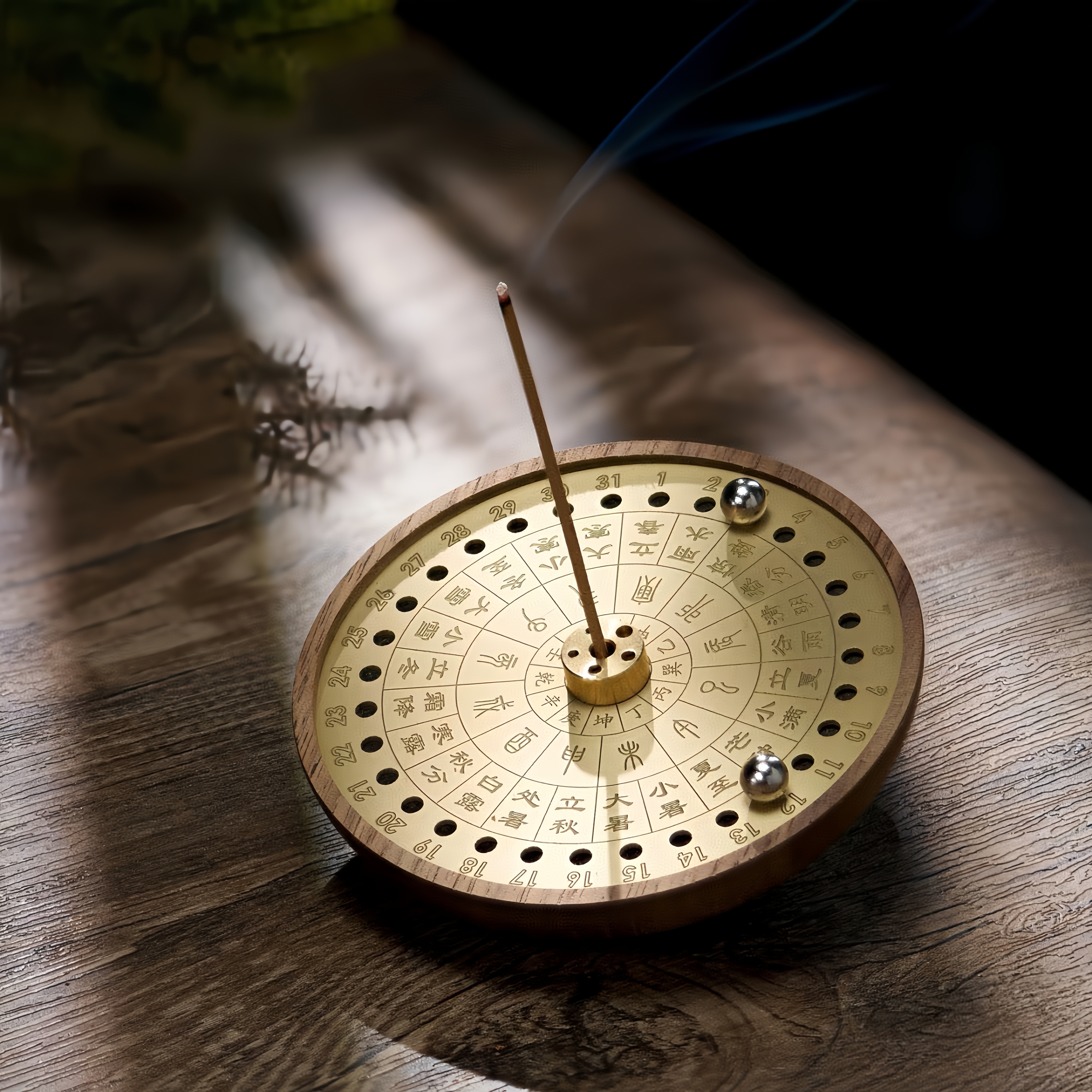 兴隆二十四节气香具室内家用线香炉沉香檀香鹅梨帐中香六孔香插