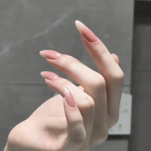 手工定制成品穿戴甲手工美甲甄嬛同款 显白气质光疗假指甲贴片孕妇