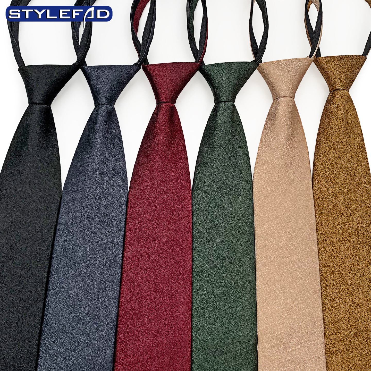 STYLEFAD男士领带拉链式