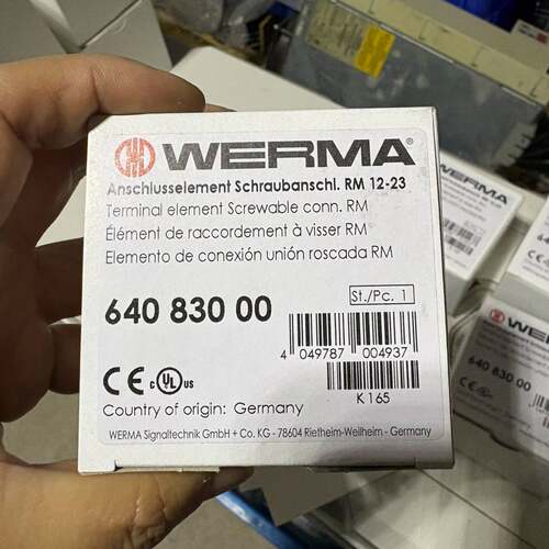 可议价伟马WERMA终端连接器640 830 00，正品，