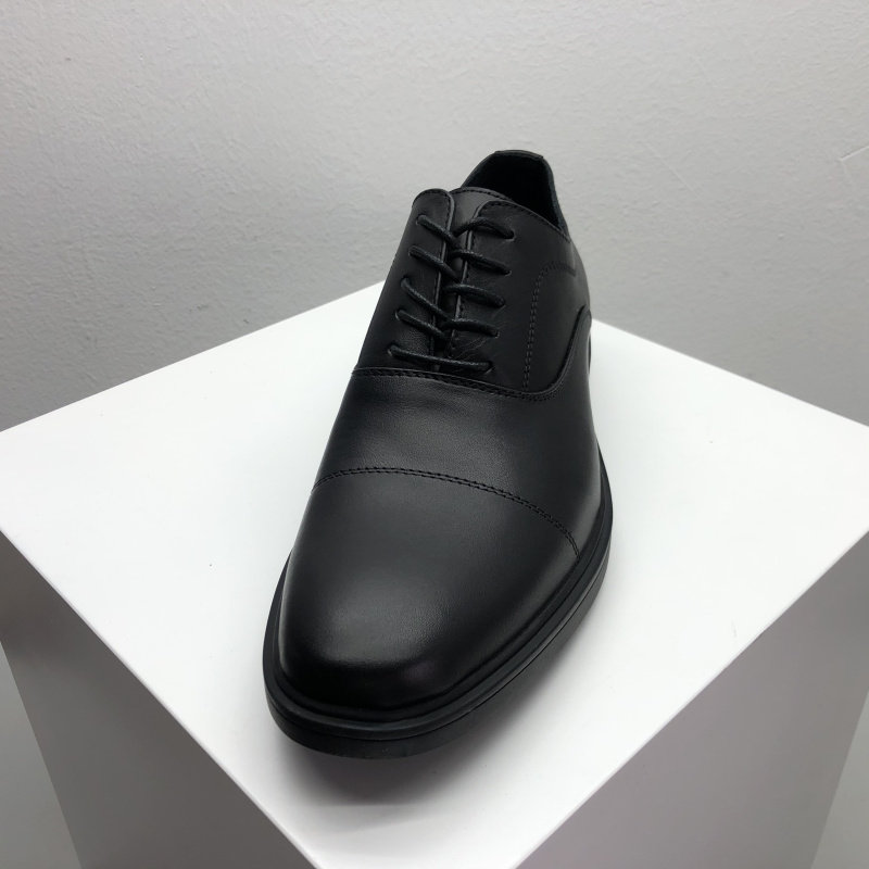 FACTORY DIRECT CLEARANCE TAIL GOODS HANDLING GENUINE LEATHER MENS SHOES BUSINESS VERSATILE FASHION SIMPLE FLAT HEEL LACE-UP DRESS LEATHER SHOES