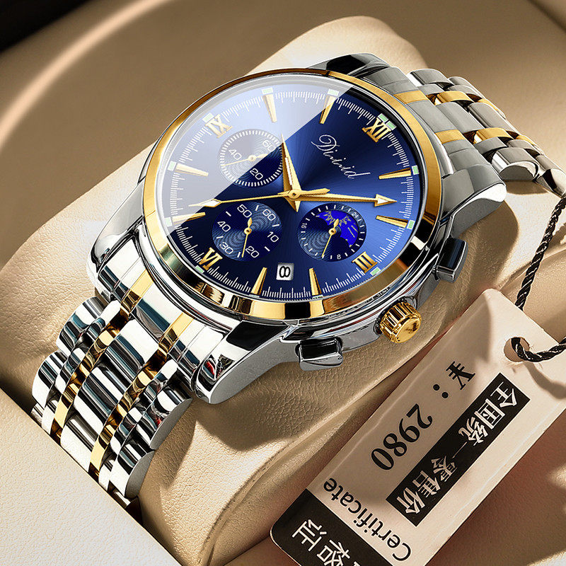 名牌正品瑞士手表男士全自动机械表潮流防水石英表国产2021年新款