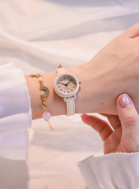 初高中小巧手表女款女生防水儿童女孩只看时间初中学生ins风小众