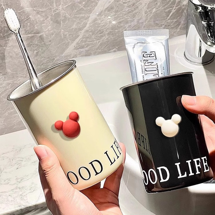 洗漱杯刷牙漱口杯一家人牙刷杯