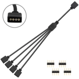 Asus MSI Материнская плата RGB Линия одна точка Три четыре RGB12V One -точка линии расширения Hub 4pin 4pin