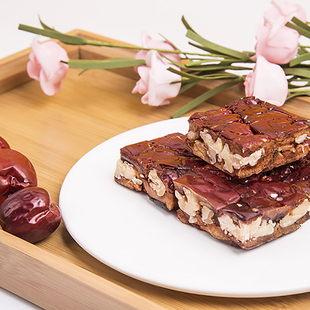 红枣核桃派 真空小包装零食枣糕 256g*4盒