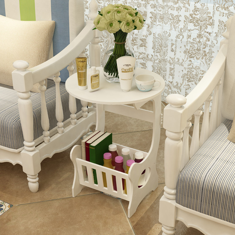 茶几田园风复古加厚圆型小圆桌个性小户型泡茶茶台经济型白色休闲|msdalam kategori perabot kediaman, beberapa kategori, meja teh - dari Buy2taobao.com untuk memberikan perkhidmatan ejen Taobao profesional membeli