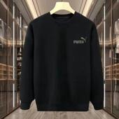 加绒保暖百搭圆领休闲长袖 外贸大牌捡漏折扣卫衣男士 秋冬季 上衣服