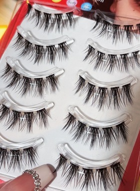 一片式纯野恶魔假睫毛欧美混血款自然仿真整条lodo洛兜眼睫毛207