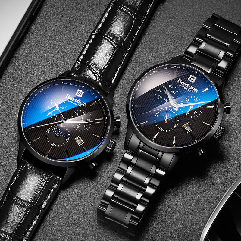 邦顿手表男士机械表超薄款学生潮流正品名牌十大品牌2019新款瑞士