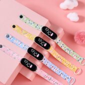 蛋仔派对卡通动漫儿童手表简约时尚 防水运动电子手表 初中学生个性