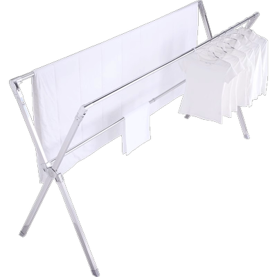 折叠室内304不锈钢落地晾衣架