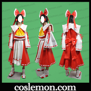 coslemon东方Project东方香霖堂博丽灵梦巫女服cos服全套cosplay